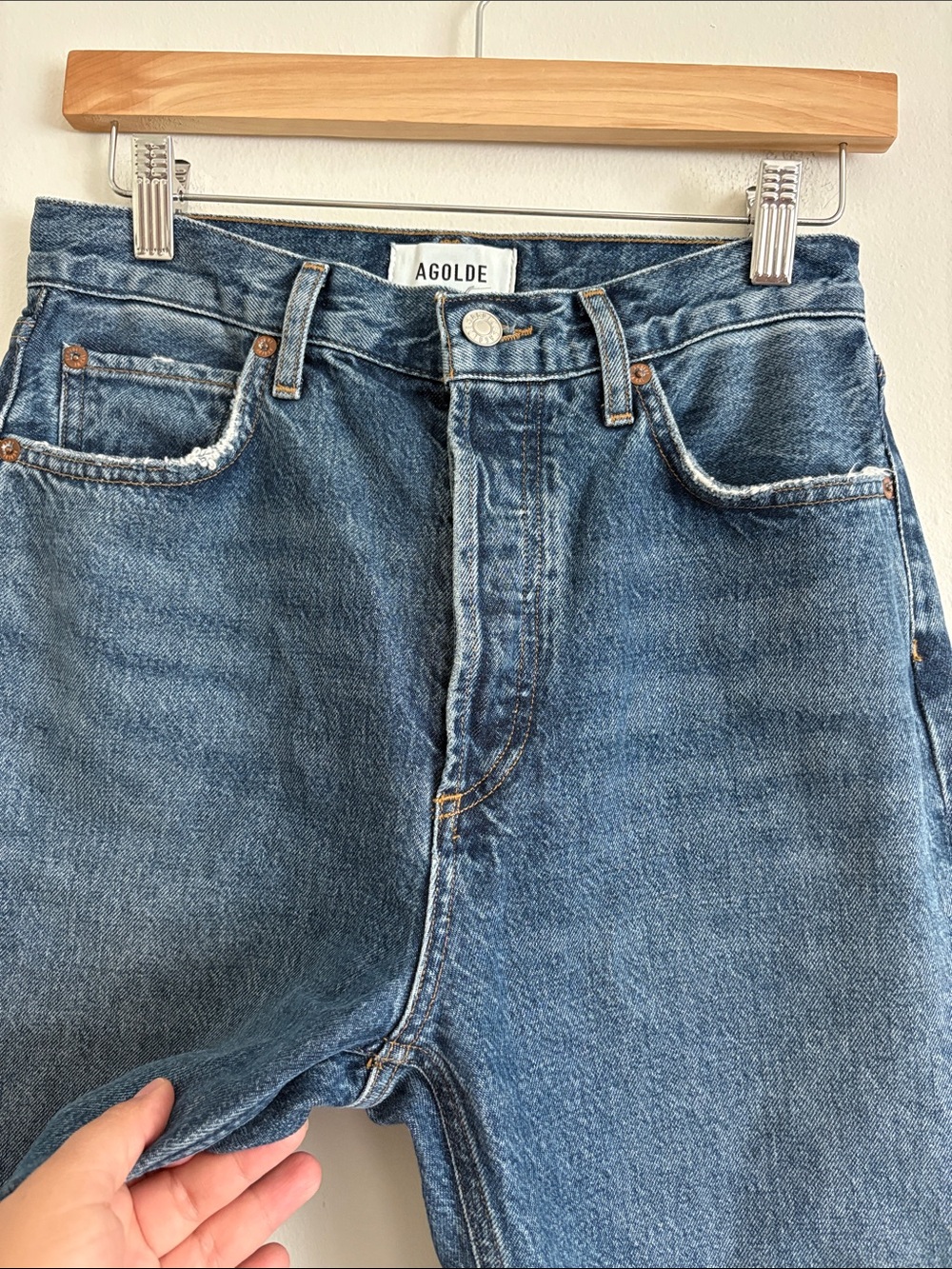 Agolde 90’s Pinch Waist High Rise Straight Size 26 - Picture 8 of 16
